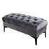 Native Home Lifestyle Button Bench Grey